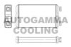 AUTOGAMMA 104616 Heat Exchanger, interior heating